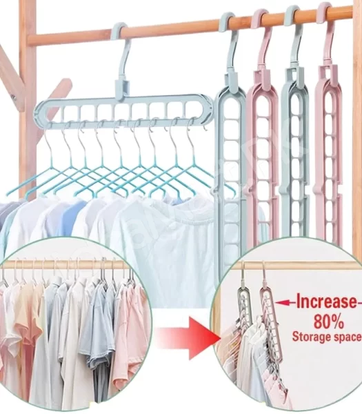 pack-of-3-space-saving-plastic-clothes-hangers-9-hole-rotating-closet-organizer-for-shirts-pants-multi-layer-hanging-product-image
