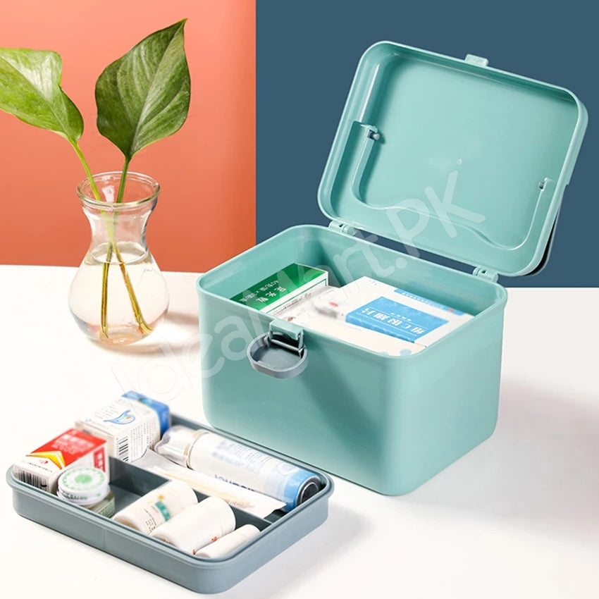 portable-plastic-two-layer-home-first-aid-storage-box-with-carry-product-image