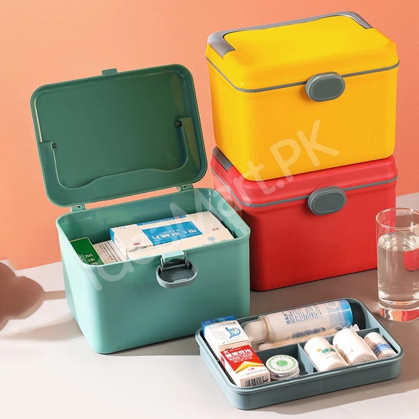 portable-plastic-two-layer-home-first-aid-storage-box-with-carry-product-image