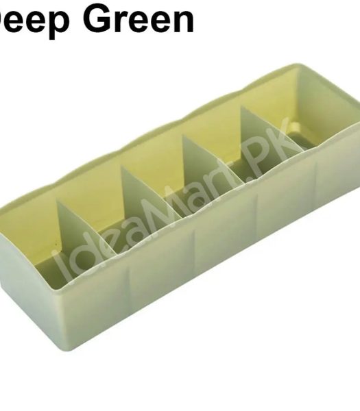 5-grid-plastic-stackable-drawer-organizer-basket-hollow-storage-bin-for-socks-clothes-product-image