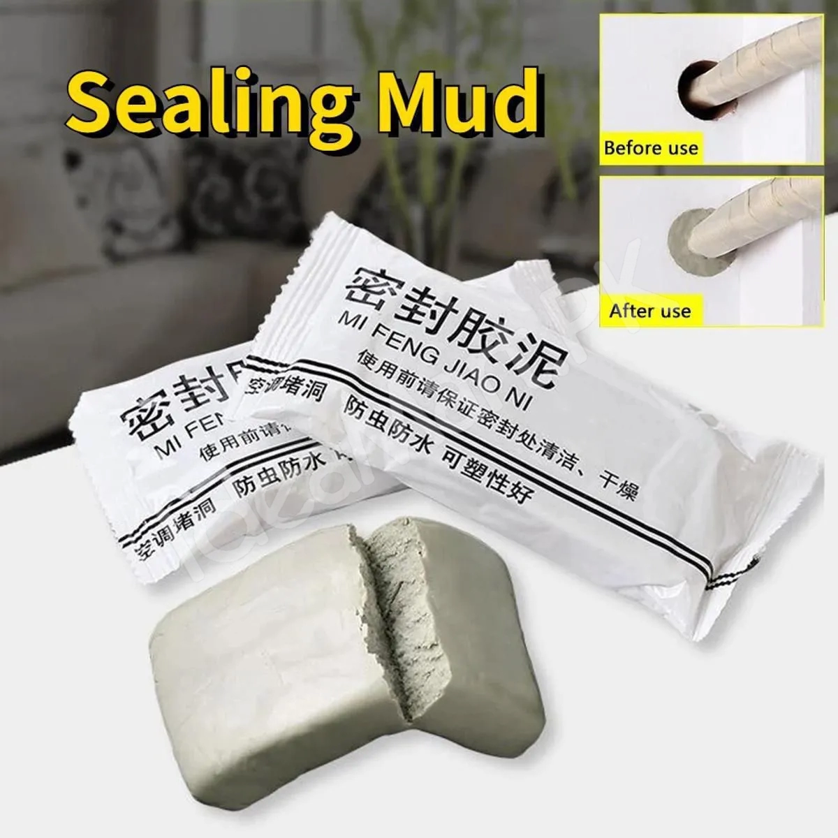 1pcs-repair-clay-sealing-glue-quick-wall-pipe-ac-hole-repair-fireproof-waterproof-flexible-durable-caulking-mud-product-image