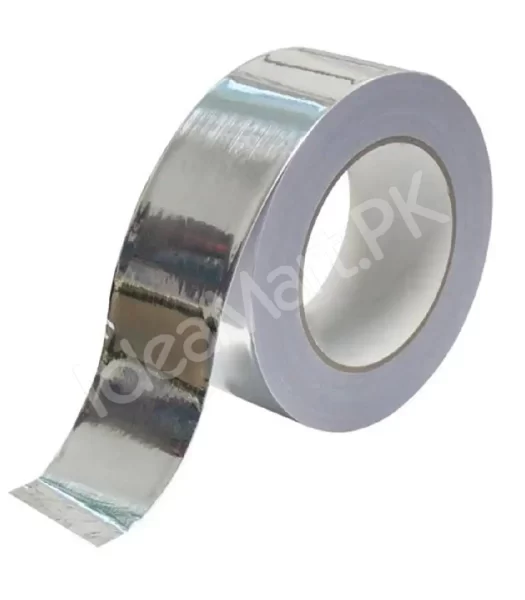 silver-aluminium-foil-tape-adhesive-duct-tape-heat-proof-multiple-use-for-heating-air-conditioning-repairs-2-inches-heat-and-light-reflective-5-meter-product-image
