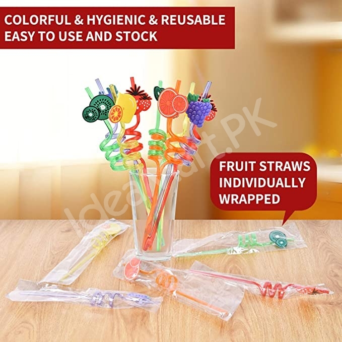 set-of-4-reusable-plastic-fruit-topped-curly-drinking-straws-for-parties-and-beverages-product-image