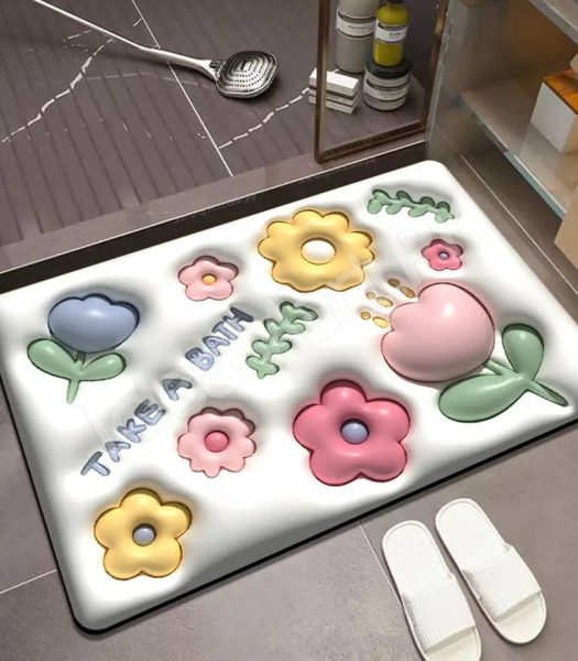 anti-slip-super-absorbent-quick-dry-floor-mat-with-cute-3d-embossed-designs-product-image