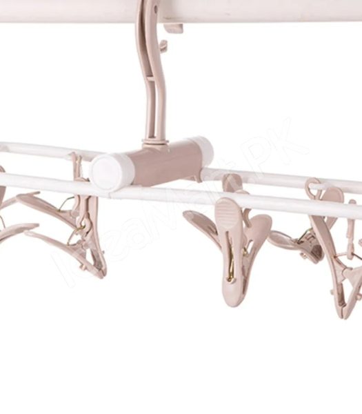 foldable-12-clip-plastic-drying-rack-for-socksbaby-clothes-towels-product-image