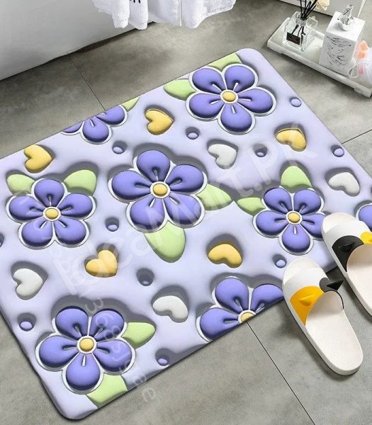 anti-slip-super-absorbent-quick-dry-floor-mat-with-cute-3d-embossed-designs-product-image