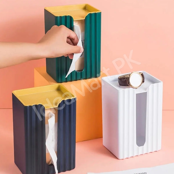 wall-mounted-plastic-tissue-box-self-adhesive-napkin-holder-with-shelf-product-image