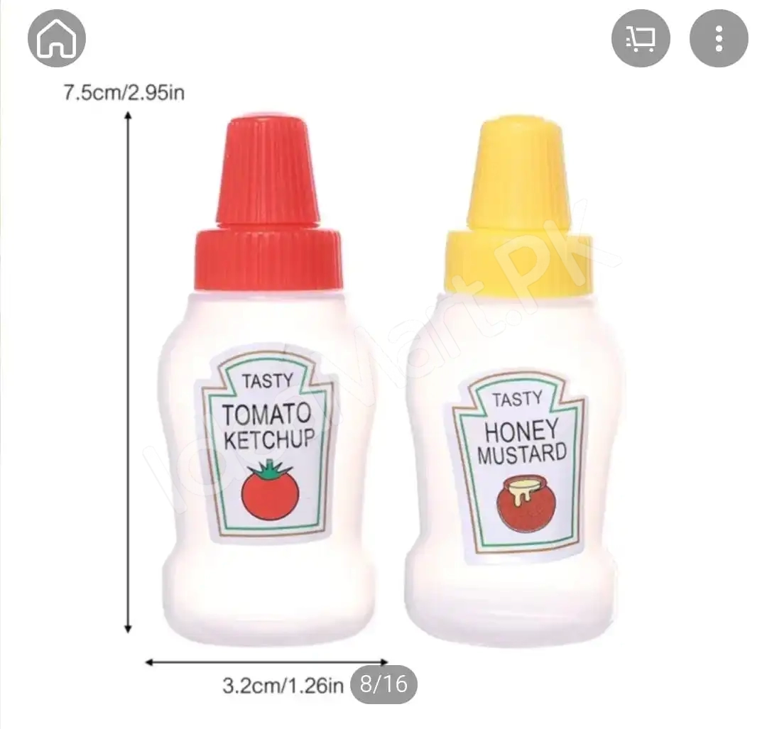 2pcs-set-25ml-mini-portable-sauce-bottle-with-twist-on-lid-tomato-ketchup-small-salad-dressing-containerolive-oil-mustard-mayonnaise-product-image