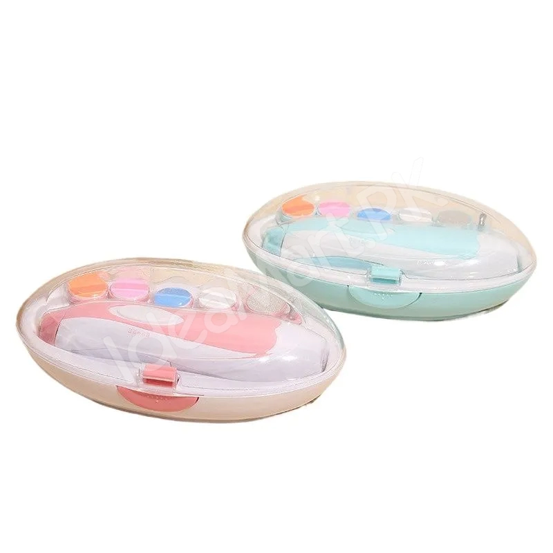 6-in-1-baby-nail-trimmer-portable-electric-manicure-pedicure-clippers-with-led-light-adjustable-speeds-safe-for-newborns-infants-product-image