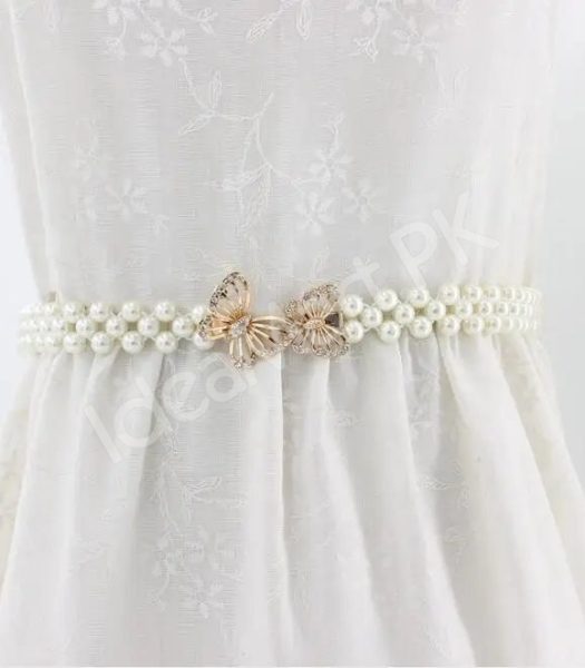 double-strand-pearl-waist-elastic-belt-with-rhinestone-butterfly-clasp-for-dresses-skirts-product-image