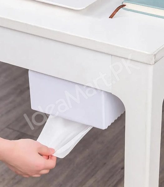 wall-mounted-plastic-tissue-box-self-adhesive-napkin-holder-with-shelf-product-image