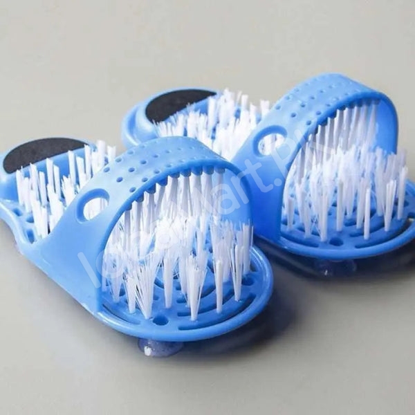 plastic-hands-free-foot-scrubber-slipper-with-bristles-suction-cups-product-image