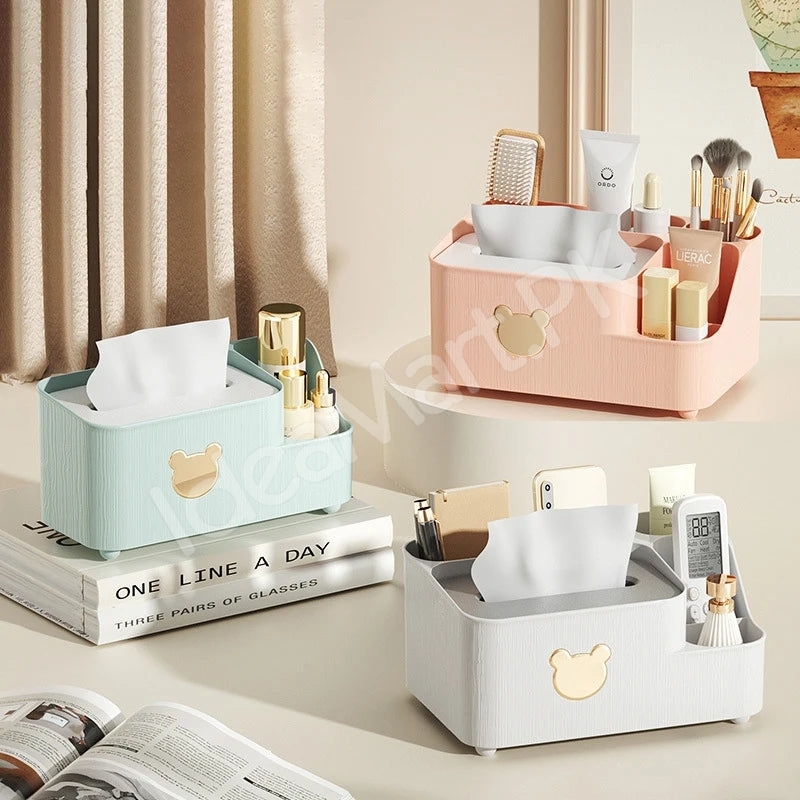 multifunctional-tissue-box-holder-and-desktop-organizer-with-5-storage-compartments-product-image