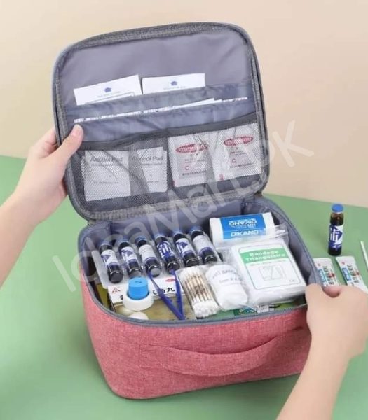 waterproof-fabric-first-aid-kit-storage-bag-with-handle-and-zipper-closure-product-image