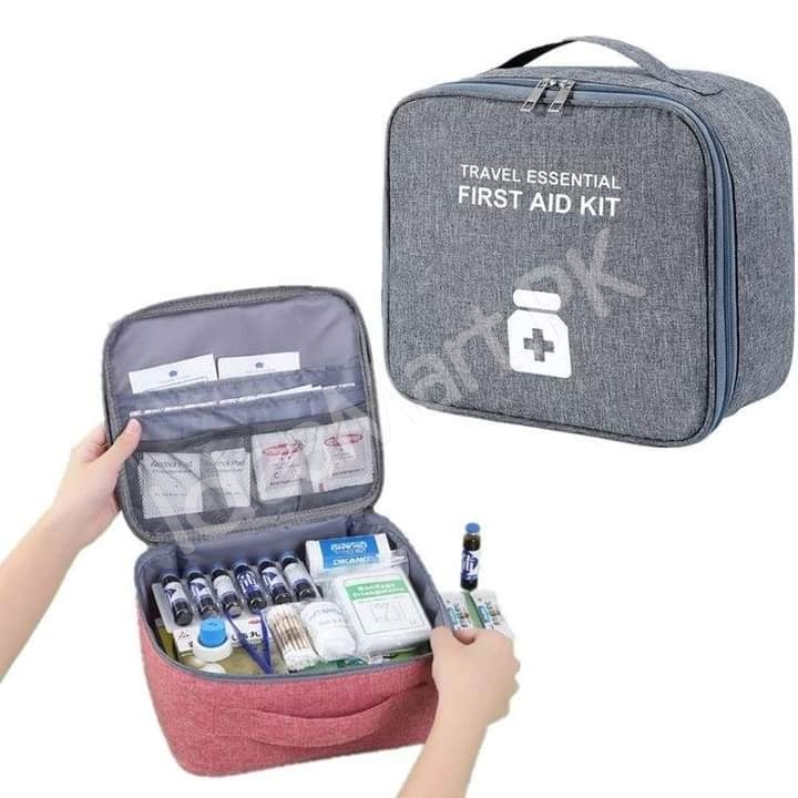 waterproof-fabric-first-aid-kit-storage-bag-with-handle-and-zipper-closure-product-image
