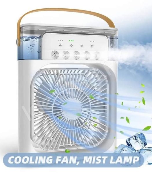4-in-1-usb-air-cooler-fan-600ml-with-humidifier-night-light-5-mist-levels-product-image