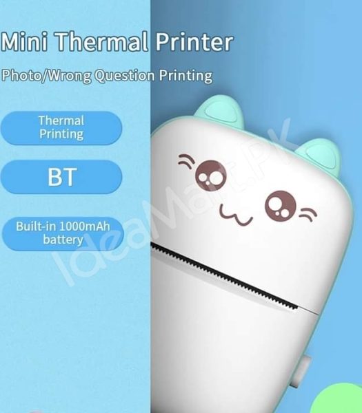 mini-thermal-printer-bear-design-portable-bluetooth-sticker-photo-printer-product-image