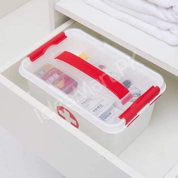 family-2-layer-medicine-storage-organizer-with-4-grid-top-tray-handle-product-image