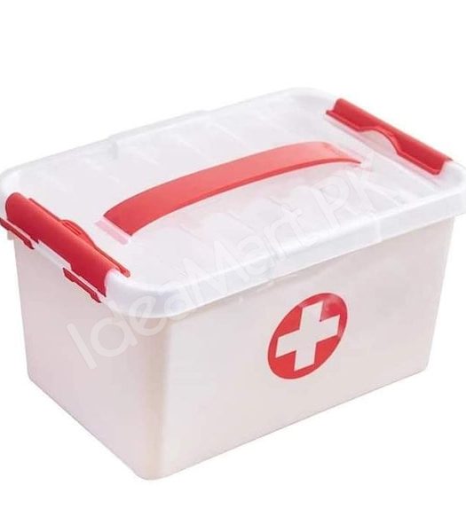 family-2-layer-medicine-storage-organizer-with-4-grid-top-tray-handle-product-image