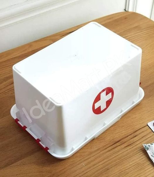 family-2-layer-medicine-storage-organizer-with-4-grid-top-tray-handle-product-image