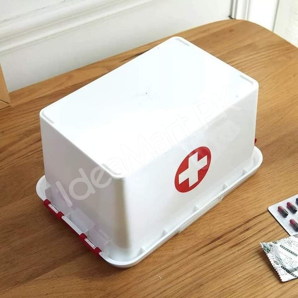 family-2-layer-medicine-storage-organizer-with-4-grid-top-tray-handle-product-image