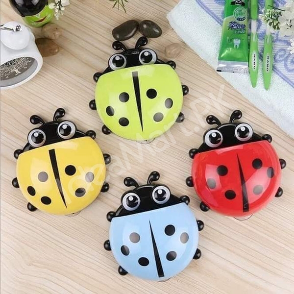 ladybug-wall-mounted-plastic-toothbrush-holder-with-suction-cups-product-image