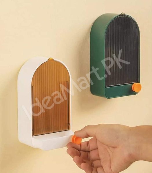 punch-free-plastic-self-draining-soap-bar-holder-with-removable-water-collection-tray-product-image