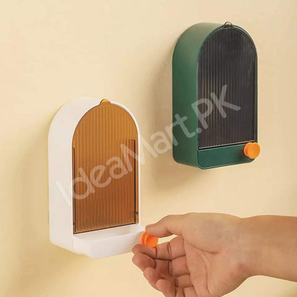 punch-free-plastic-self-draining-soap-bar-holder-with-removable-water-collection-tray-product-image