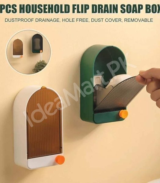 punch-free-plastic-self-draining-soap-bar-holder-with-removable-water-collection-tray-product-image