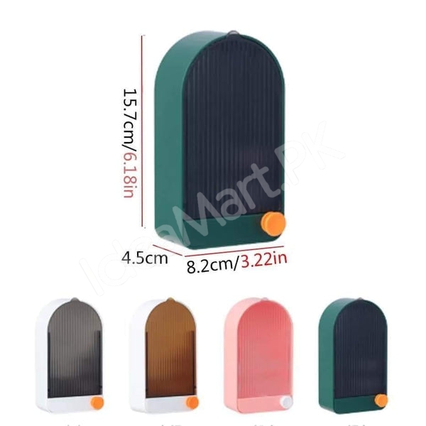 punch-free-plastic-self-draining-soap-bar-holder-with-removable-water-collection-tray-product-image