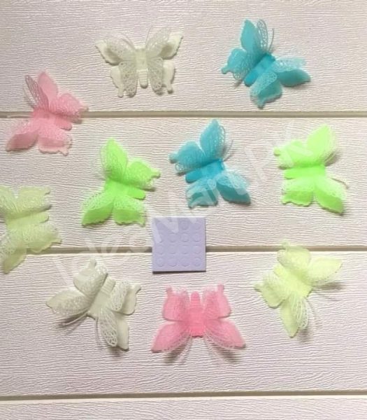 multi-color-6-pieces-3d-plastic-fluorescent-night-glow-butterfly-wall-stickers-product-image