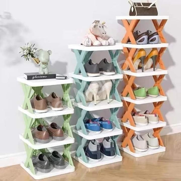 space-saving-collapsible-plastic-5-tier-zig-zag-style-shoe-organizer-rack-product-image