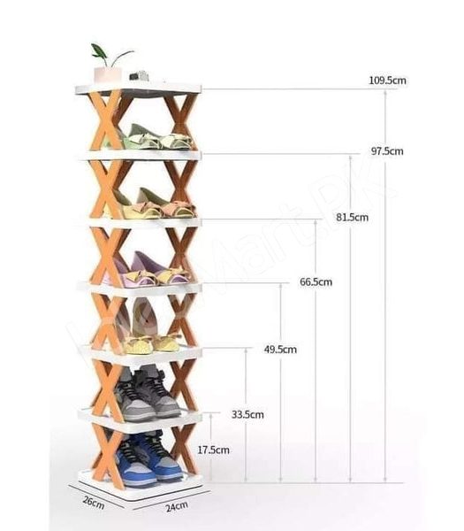 space-saving-collapsible-plastic-5-tier-zig-zag-style-shoe-organizer-rack-product-image