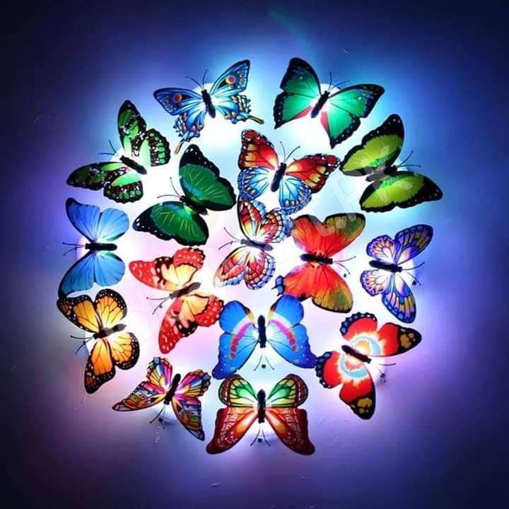 12-pieces-self-adhesive-colorful-3d-led-butterfly-wall-stickers-for-room-decor-product-image