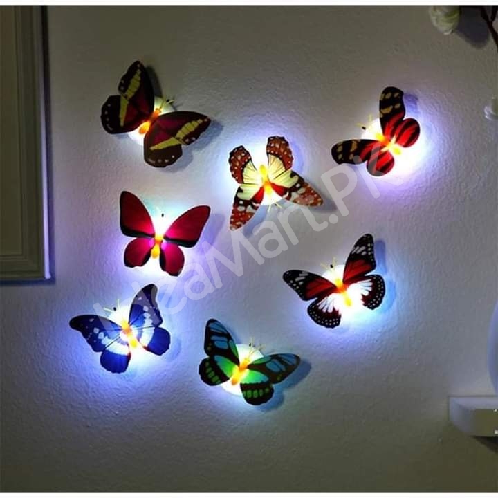12-pieces-self-adhesive-colorful-3d-led-butterfly-wall-stickers-for-room-decor-product-image