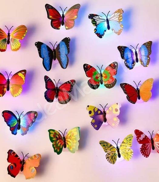 12-pieces-self-adhesive-colorful-3d-led-butterfly-wall-stickers-for-room-decor-product-image