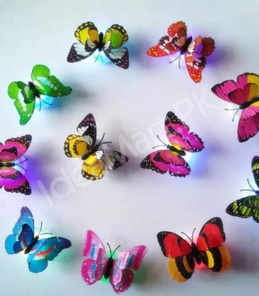 12-pieces-self-adhesive-colorful-3d-led-butterfly-wall-stickers-for-room-decor-product-image