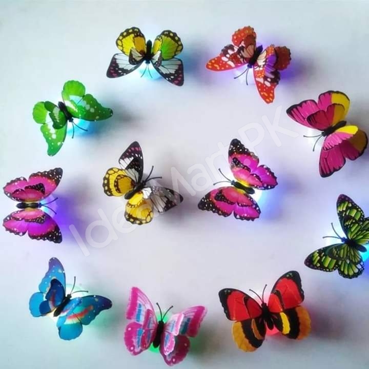12-pieces-self-adhesive-colorful-3d-led-butterfly-wall-stickers-for-room-decor-product-image