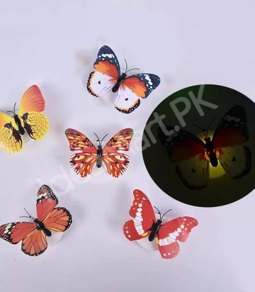 12-pieces-self-adhesive-colorful-3d-led-butterfly-wall-stickers-for-room-decor-product-image