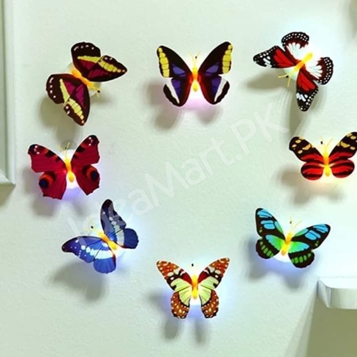 12-pieces-self-adhesive-colorful-3d-led-butterfly-wall-stickers-for-room-decor-product-image