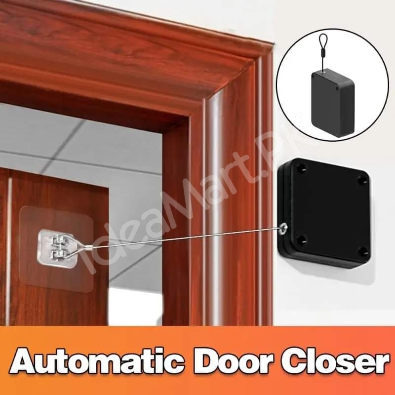 punch-free-automatic-door-closer-with-steel-wire-rope-for-home-office-doors-product-image