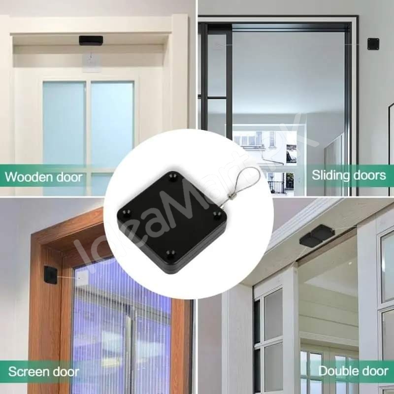 punch-free-automatic-door-closer-with-steel-wire-rope-for-home-office-doors-product-image