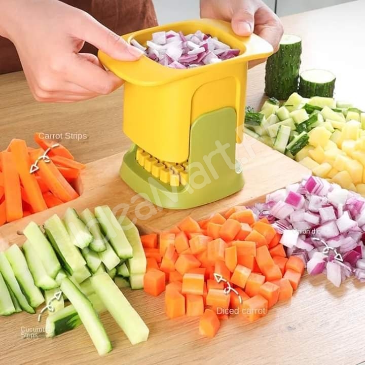 2-in-1-manual-vegetable-cutter-with-interchangeable-stainless-steel-blades-for-cubes-strips-product-image
