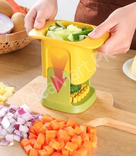 2-in-1-manual-vegetable-cutter-with-interchangeable-stainless-steel-blades-for-cubes-strips-product-image