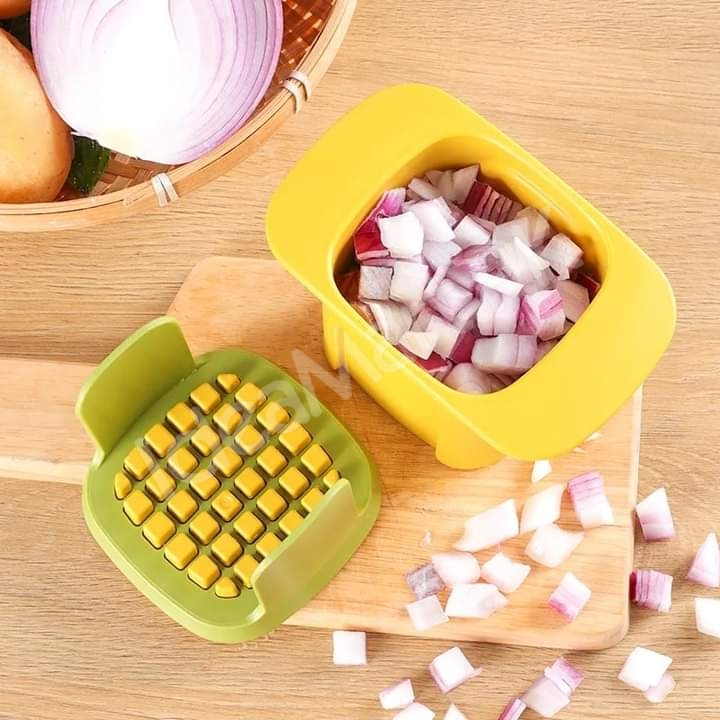 2-in-1-manual-vegetable-cutter-with-interchangeable-stainless-steel-blades-for-cubes-strips-product-image