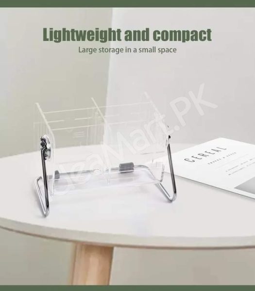 clear-acrylic-rotating-storage-organizer-with-metal-stand-for-remote-glasses-cosmetics-product-image