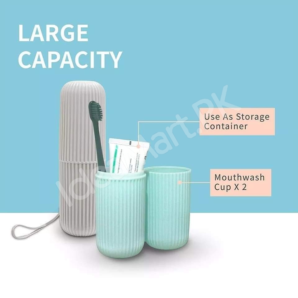 2-in-1-plastic-portable-capsule-travel-toothbrush-toiletries-storage-case-with-rinse-cup-product-image