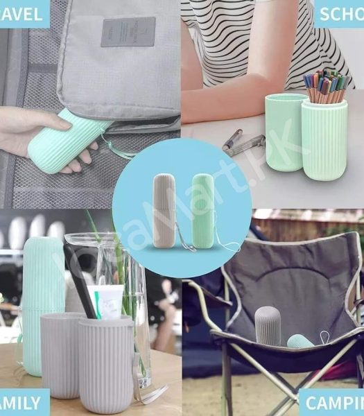2-in-1-plastic-portable-capsule-travel-toothbrush-toiletries-storage-case-with-rinse-cup-product-image