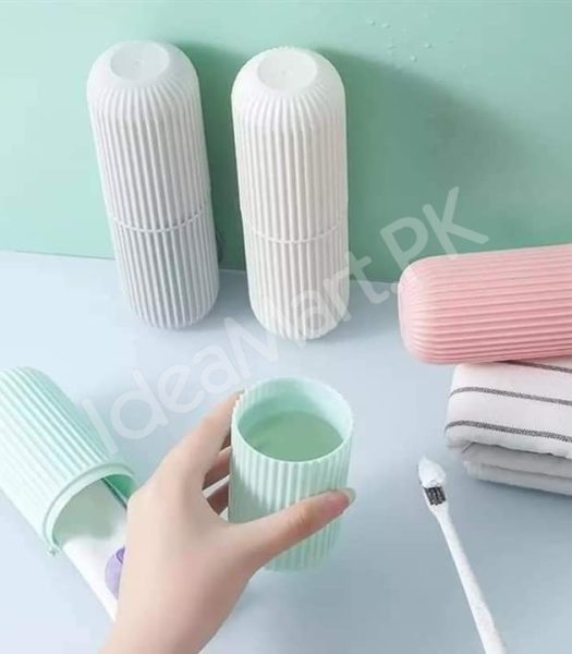 2-in-1-plastic-portable-capsule-travel-toothbrush-toiletries-storage-case-with-rinse-cup-product-image