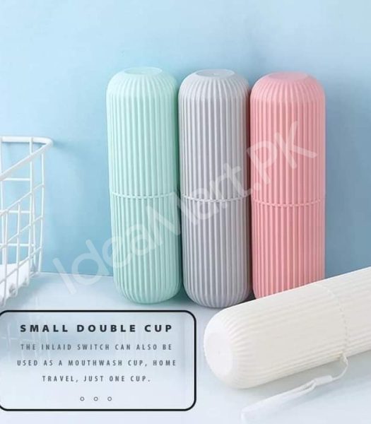 2-in-1-plastic-portable-capsule-travel-toothbrush-toiletries-storage-case-with-rinse-cup-product-image